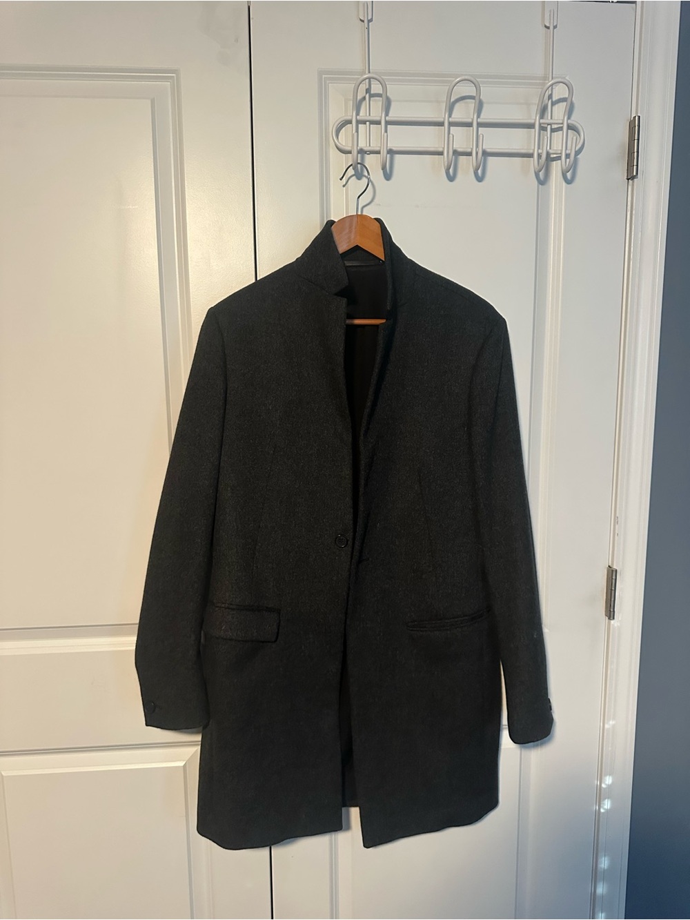 HARGROVE SLIM FIT WOOL BLEND COAT